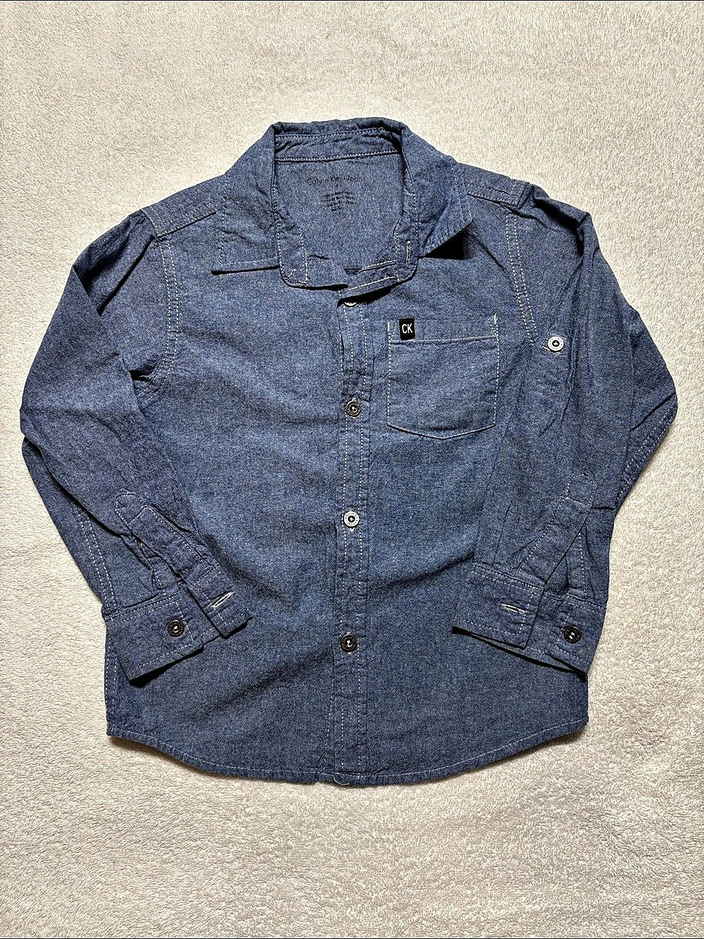 Calvin Klein Blue Button Down Shirt